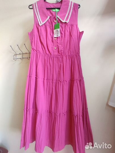 Платье летнее хлопок 44-46