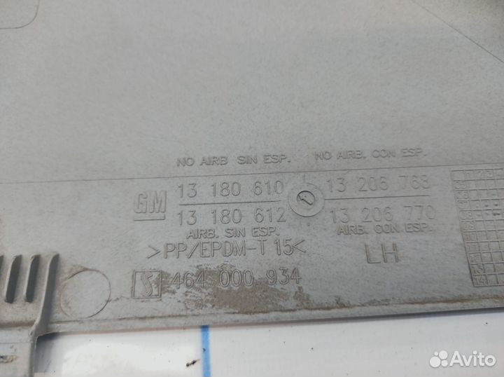 Обшивка стойки задняя левая Opel Corsa D 7226449