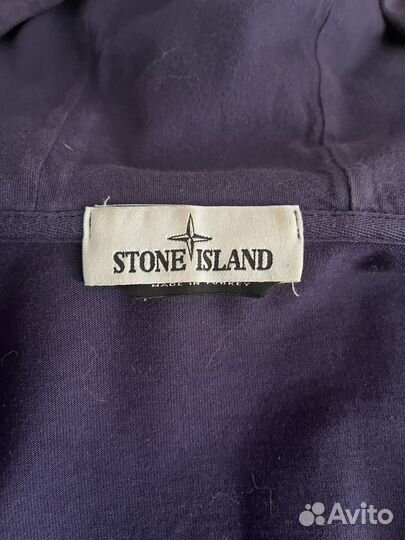 Stone island zip hoodie dark purple