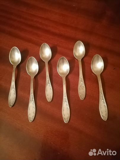 Кофейные ложечки мельхиор