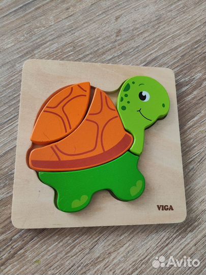 Деревянные пазлы-вкладыши