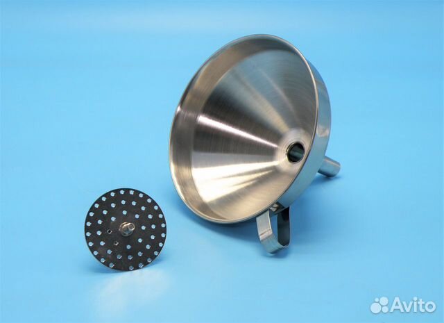 Воронка из нержавеющей стали, диаметр 15 см