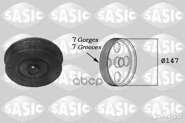 Шкив коленвала O ext. 147 2154005 Sasic
