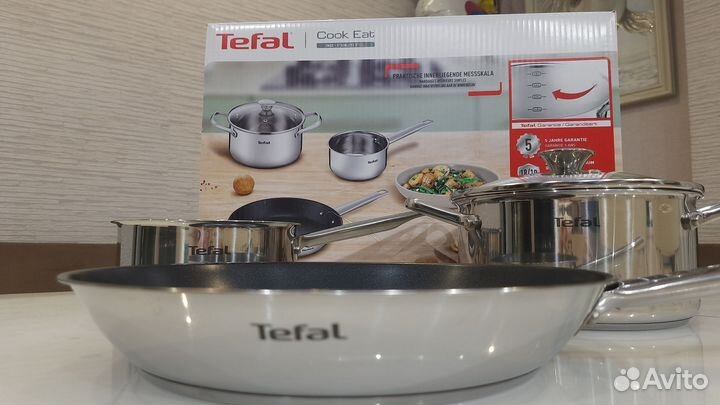 Новый набор посуды Tefal Cook Eat