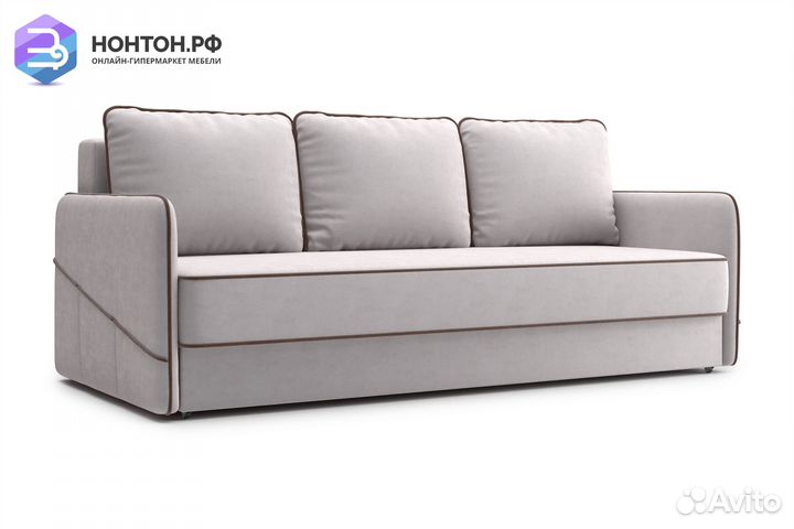 Диван еврокнижка Энерджи 3-х местный бежевый