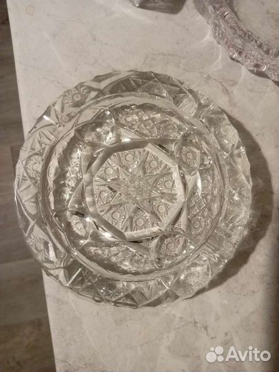 Пепельницы хрусталь