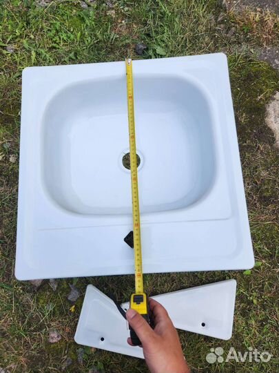 Мойка стальная эмалированная 500х500