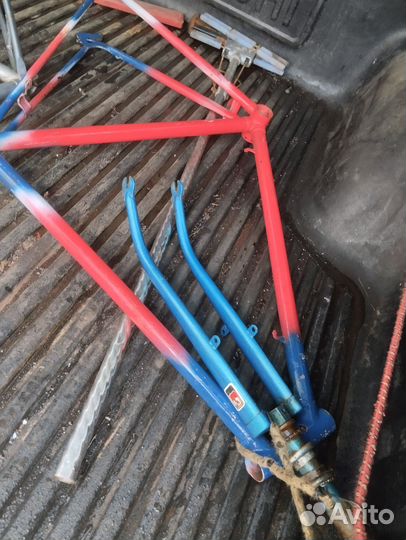 Рама и шоссейник велосипеда СССР новые