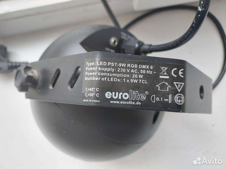 Прожектор для диско шара Eurolite LED PST-9W