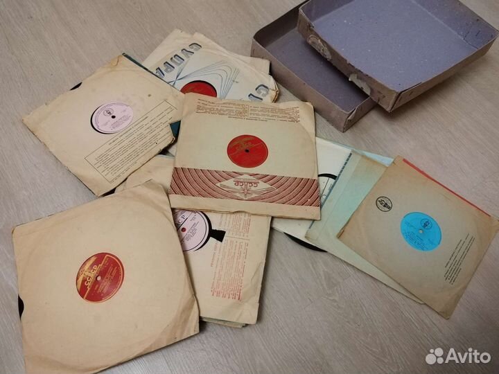 Виниловые грампластинки СССР 78 об