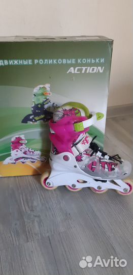 Детские раздвижные ролики 30 33