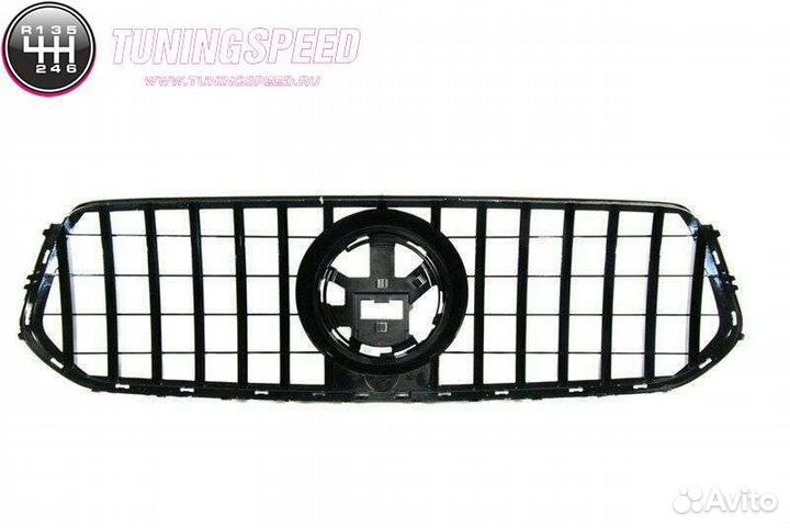 Решетка радиатора Silver под камеру GLE W167