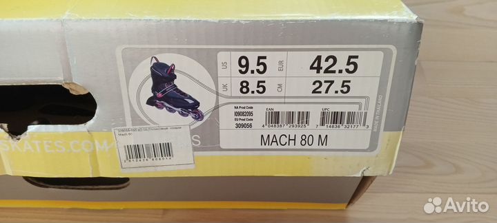 Роликовые коньки К2 (42 размер)