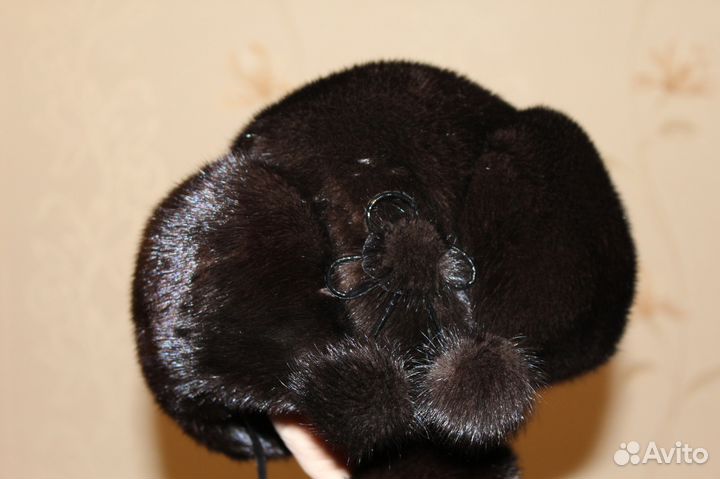 Шапка норковая новая