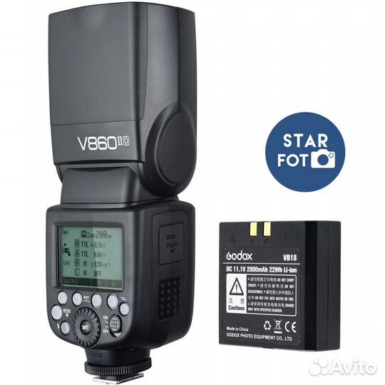 Вспышка Godox Ving V860IIN TTL для Nikon