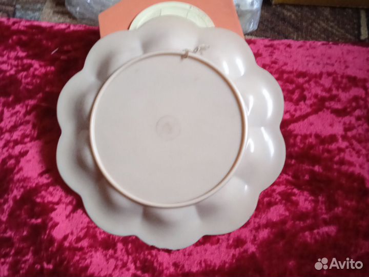 Фото на тарелочке 1958 год