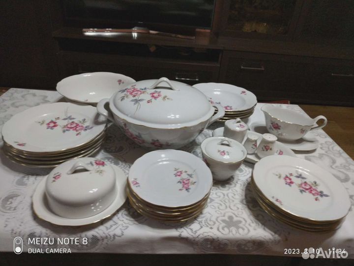 Столовый сервиз гдр на 6 персон kahla