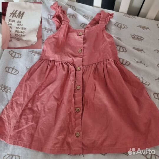 Платье, юбка 86, 92, 98 zara, Waikiki, h&m пакетом