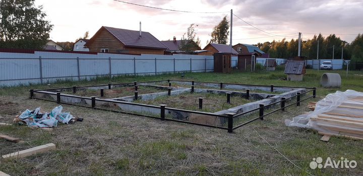 Винтовые сваи Монтаж