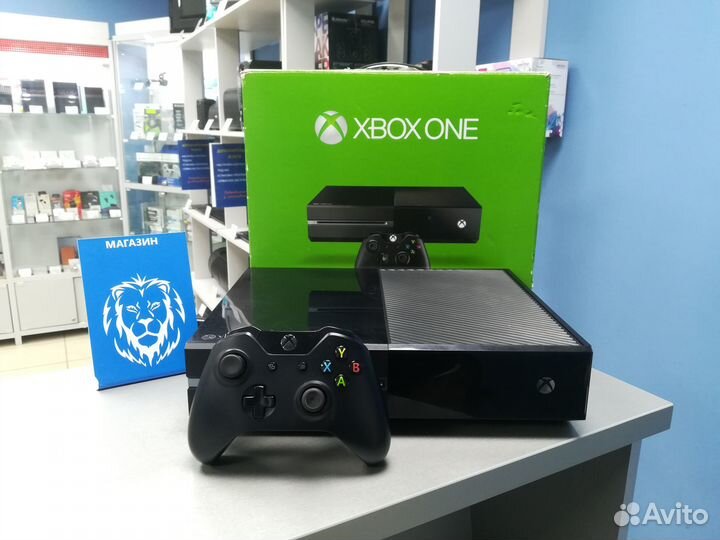 Игровая приставка xBox one 500GB + Ведьмак