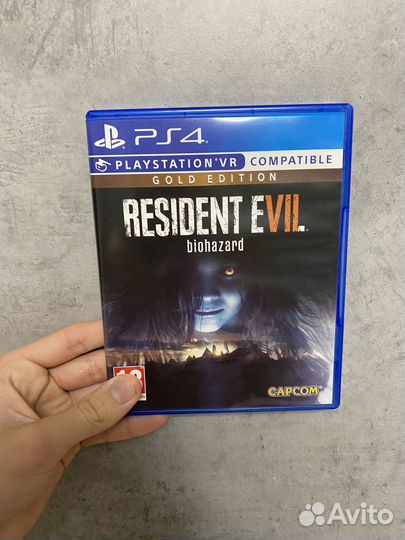 Диск на пс4 resident evil7 biohazard
