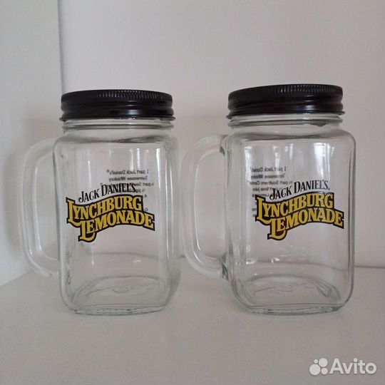 Банка стеклянная для коктейля jack daniels