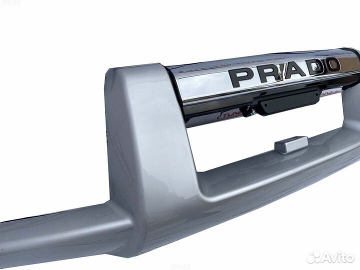 Накладка на бампер Toyota LC Prado 120 I9062