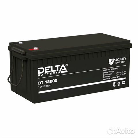 Аккумулятор AGM Delta 200А*ч, для ибп