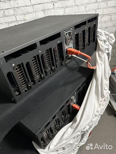 Риг ферма на 8 карт nvidia CMP 90HX