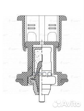 Термостат для а/м VW Polo Sedan (15) / (20) 1.6