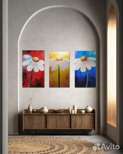 Модульная картина на холсте акрилом