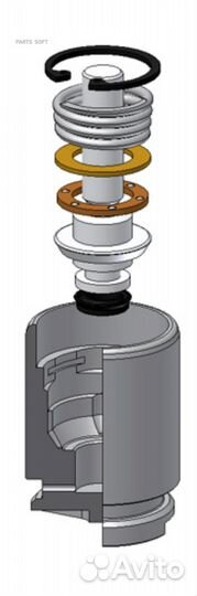 K354501 Frenkit Поршень тормозного суппорта с меха