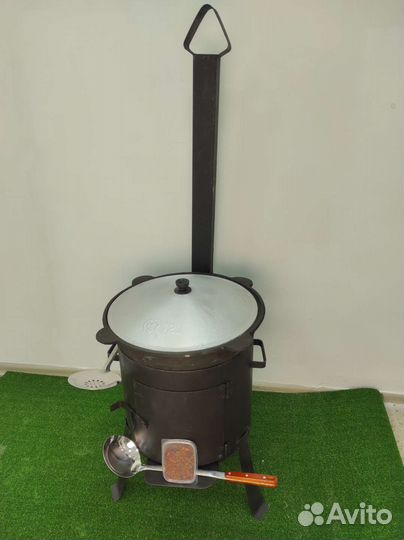 Казан чугунный 12 литров Узбекистан