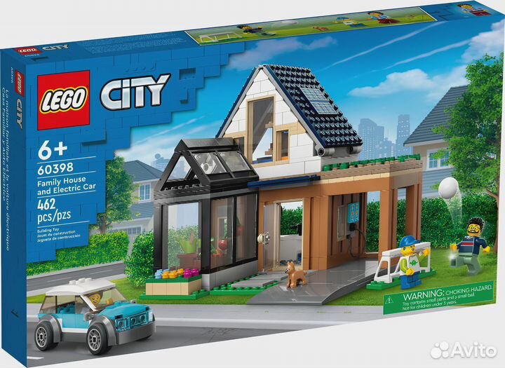 Конструктор lego City 60398 Семейный дом и электр