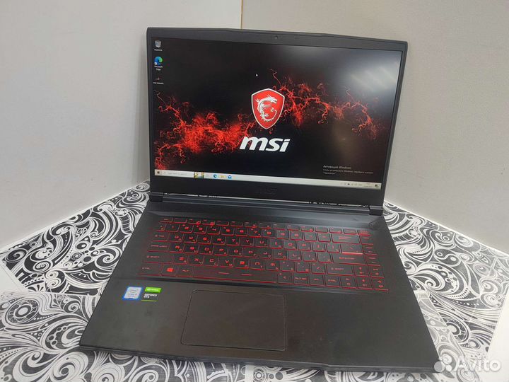 Ноутбук MSI GF63 i5/8/1128/1050ti
