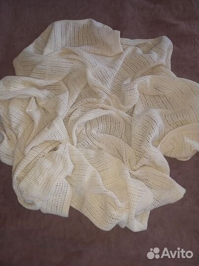 Плед детский вязаный