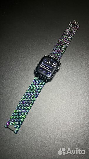 Ремешок apple watch 42 - 49mm purple green