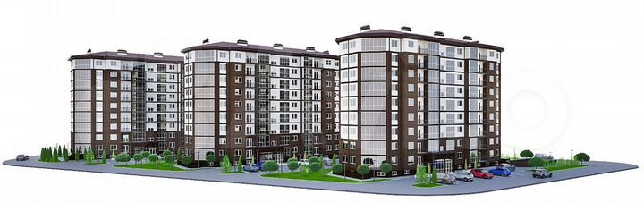 1-к. квартира, 46 м², 1/8 эт.