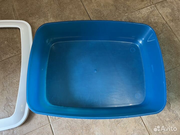 Кошачий лоток с высокими бортами