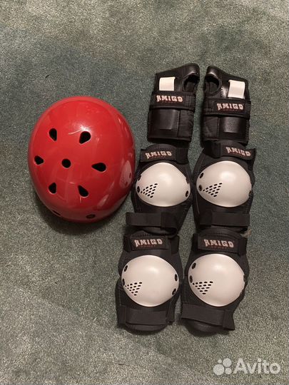 Шлем+защита для роликов-самокатов