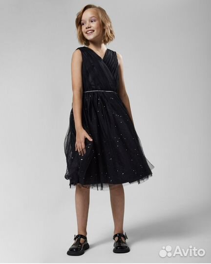 Нарядное платье для девочки 128, 134