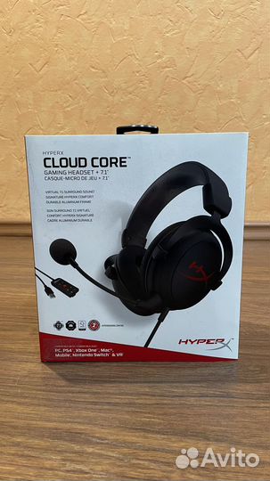 Наушники Hyperx cloud core 7.1