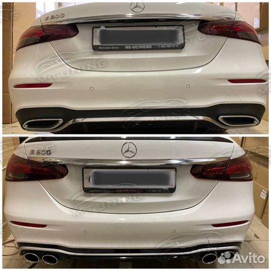 Диффузор AMG53 Mercedes W213 рестайлинг