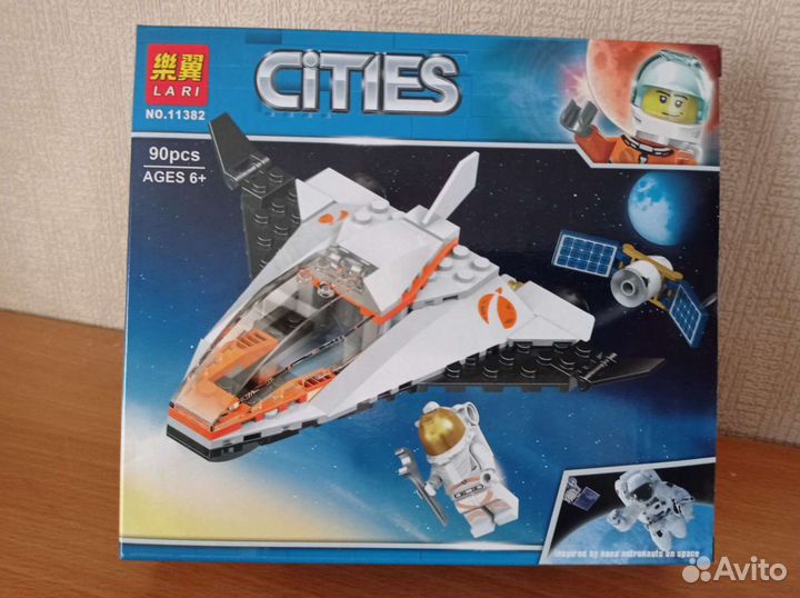 Конструктр Cities 11382 Миссия по Ремонту Спутника