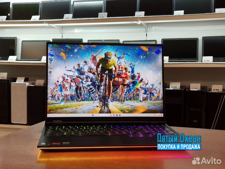 Ноутбук Lenovo Legion 7 2K 165Hz, Ryzen 7, RTX
