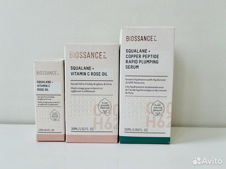 Biossance squalane Vitamin C Rose Oil сыворотка