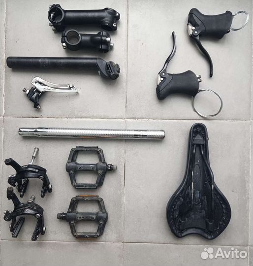 Запчасти,переключатели,тормоза,колеса и тд длявело