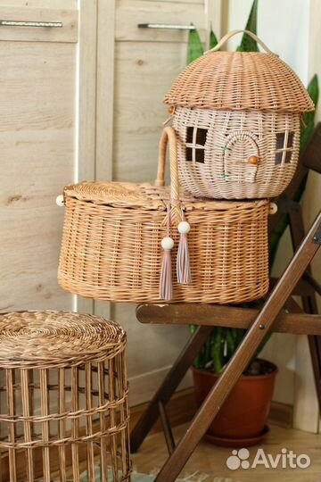 Плетённые изделия из бумажной лозы