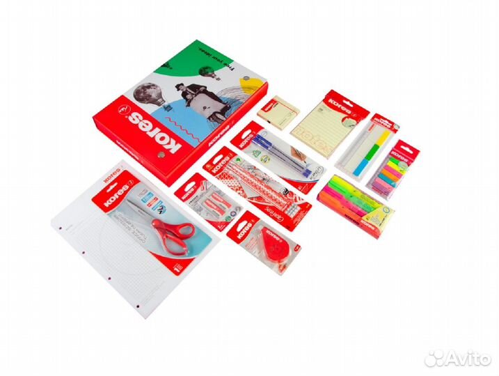 Набор канцелярии Кores Home Office, 11 позиций