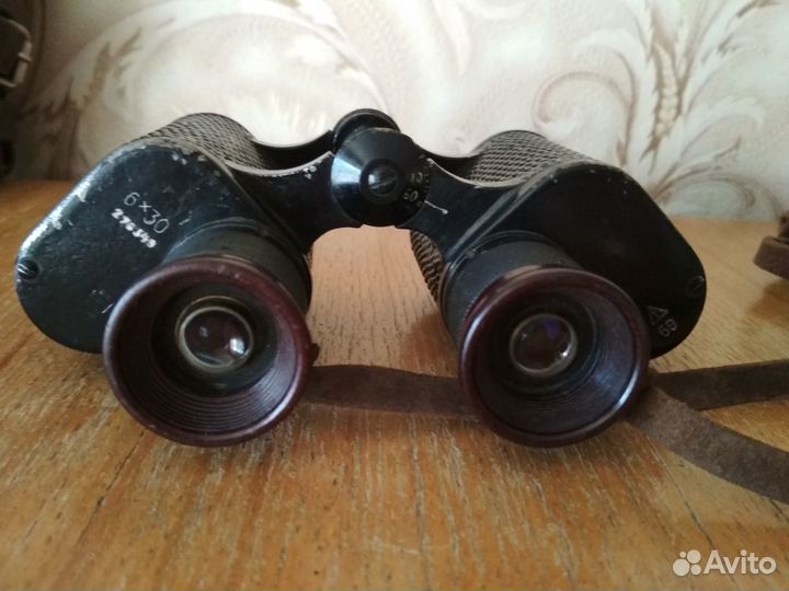 Армейский бинокль СССР 6-30 с угломерной сеткой